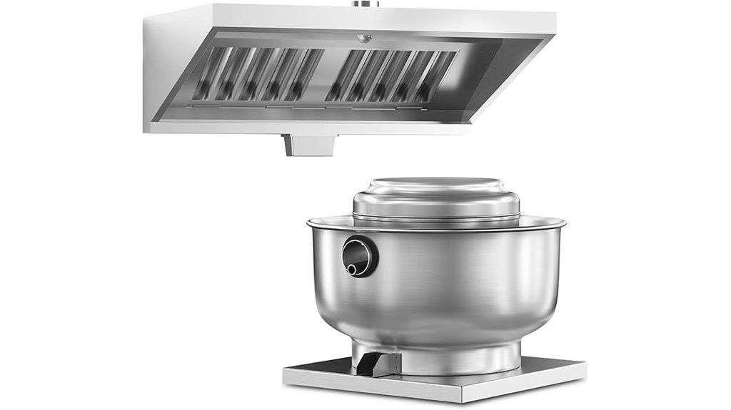 stainless steel food truck exhaust