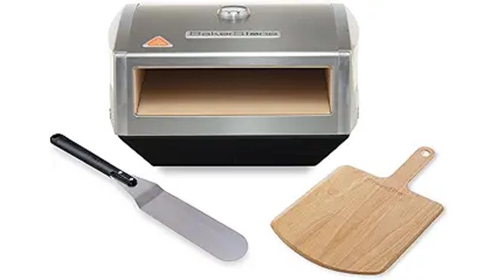 stainless steel gas pizza oven