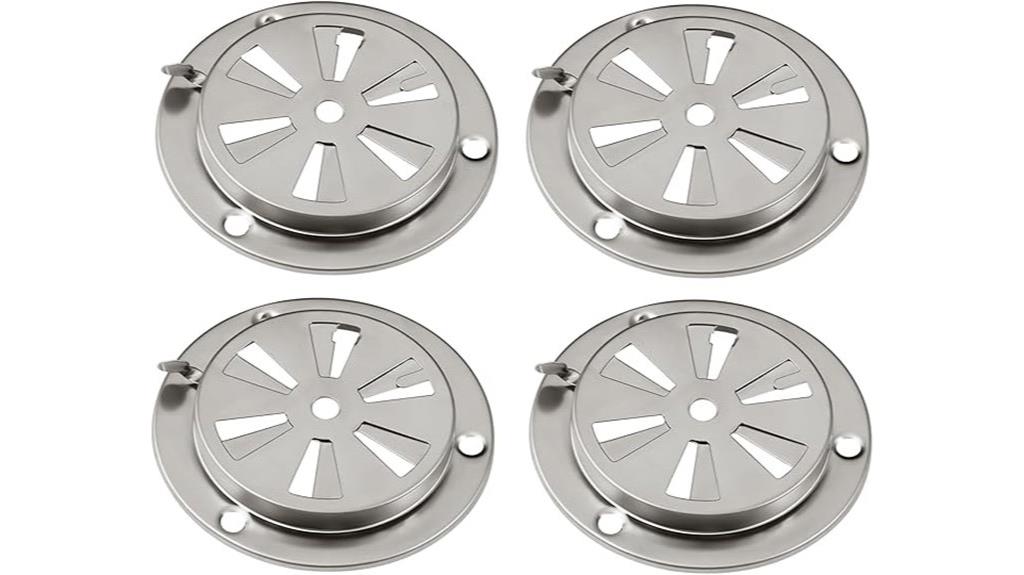 stainless steel grill damper