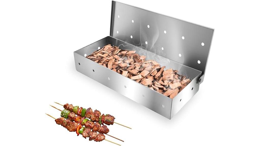 stainless steel grill smoker box