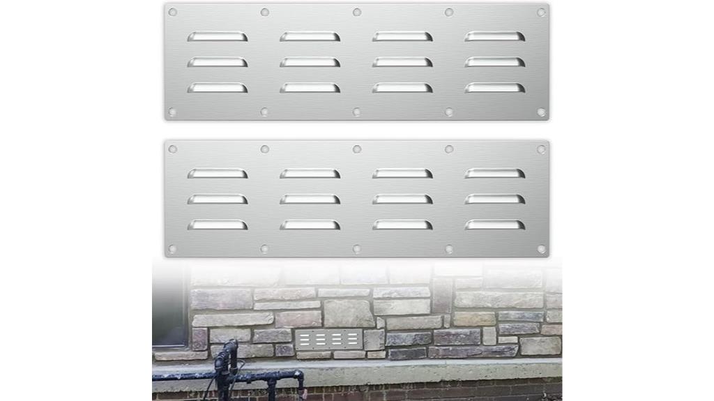 stainless steel grill vents