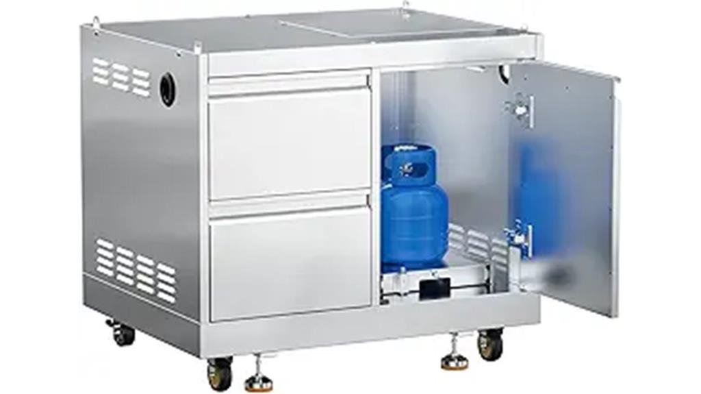 stainless steel outdoor cabinets