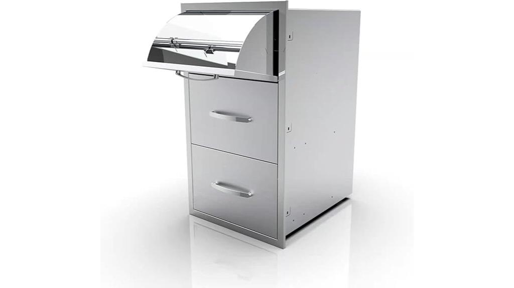stainless steel outdoor drawers