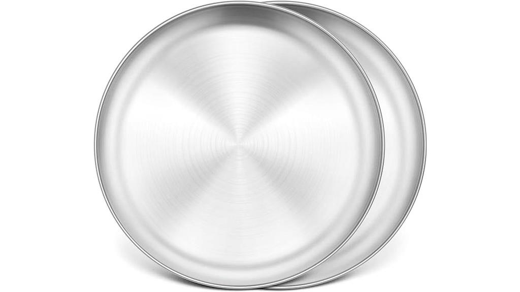 stainless steel pizza trays