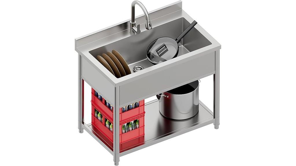 stainless steel pull out faucet