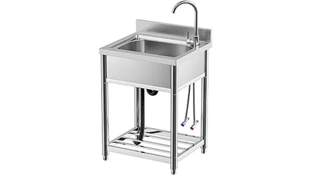 stainless steel sink set