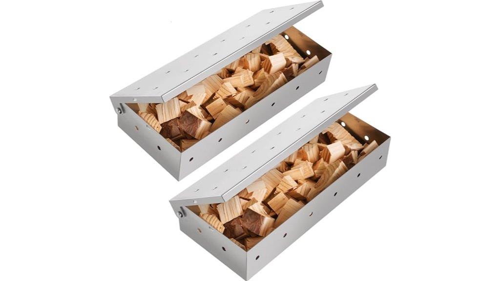 stainless steel smoker box pack