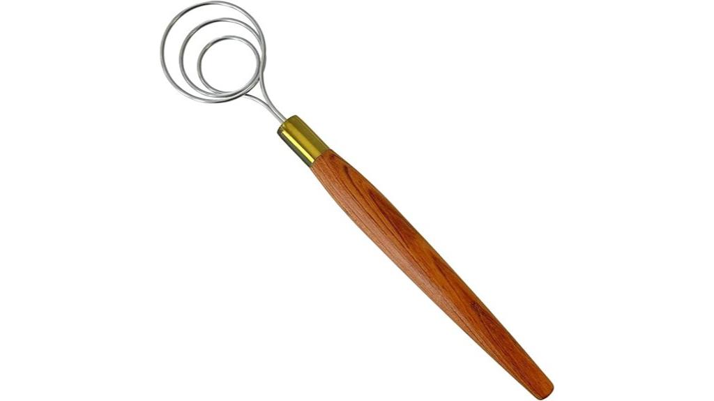 stainless steel sourdough whisk