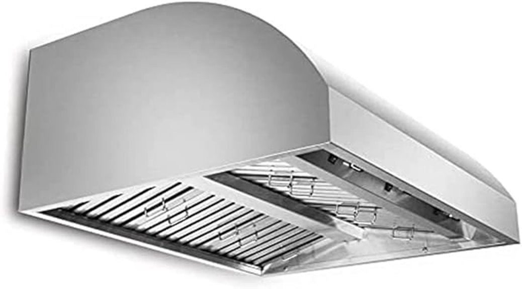 stainless steel vent hood