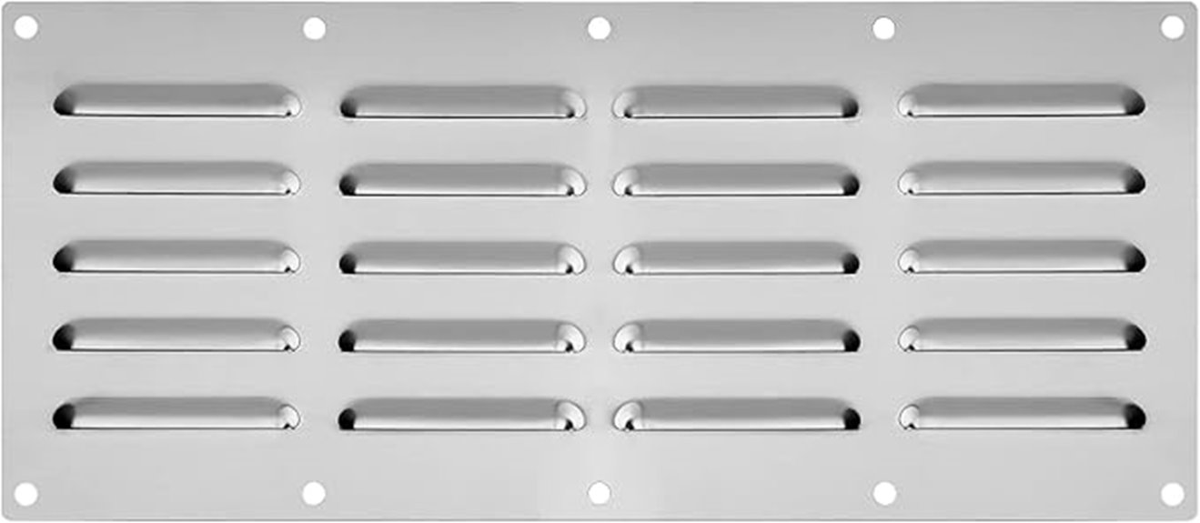 stainless steel vent panel