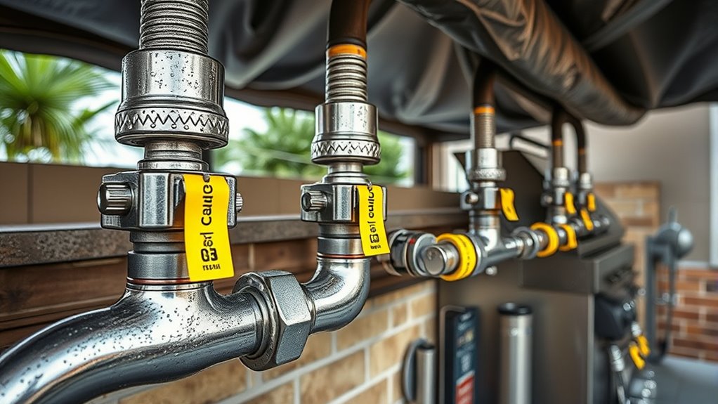 storm resistant outdoor kitchen safeguards