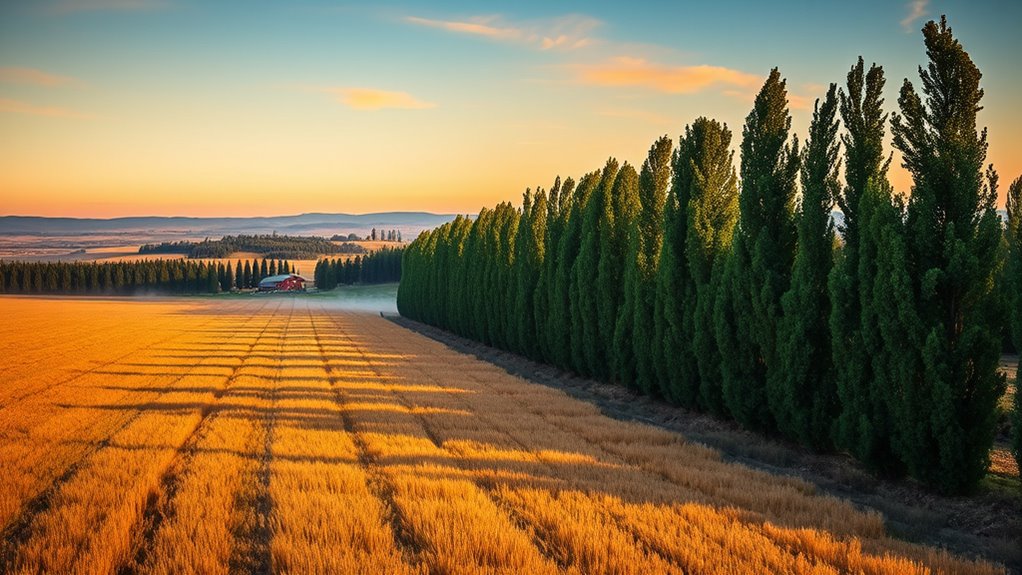 strategic barriers and windbreaks