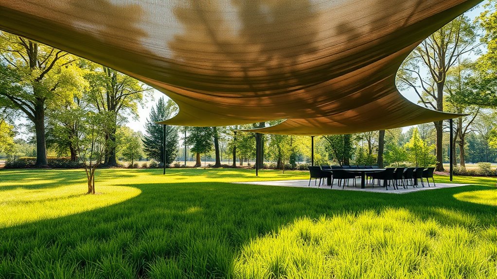 strategic shade structure placement