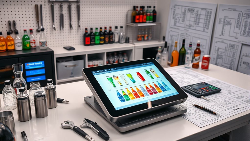 tailored beverage station layouts