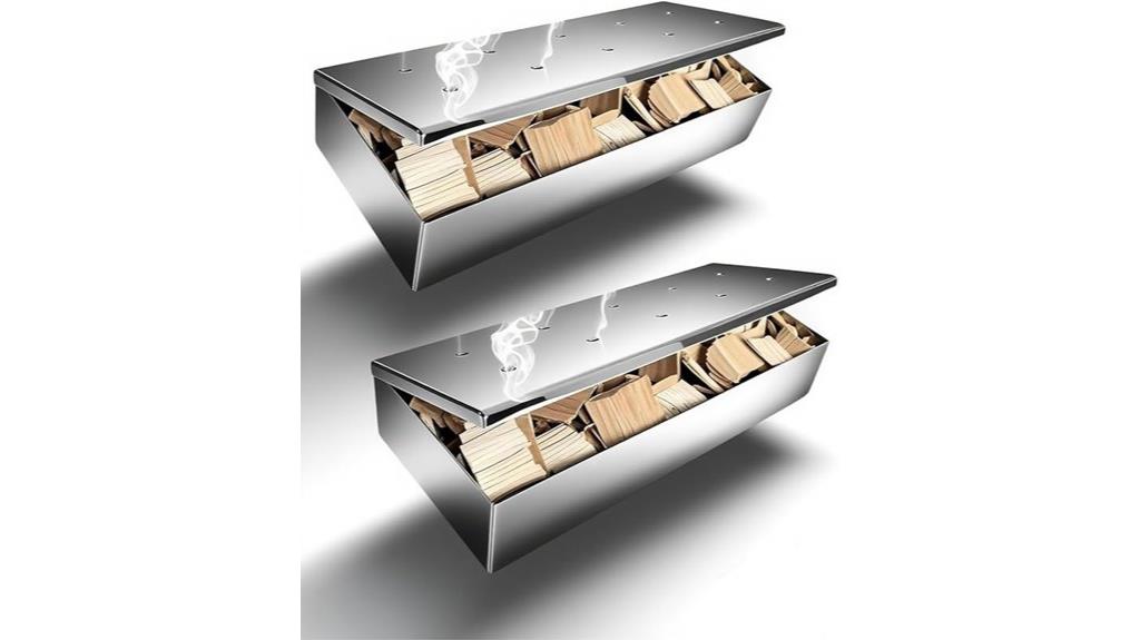 thick stainless steel smoker box