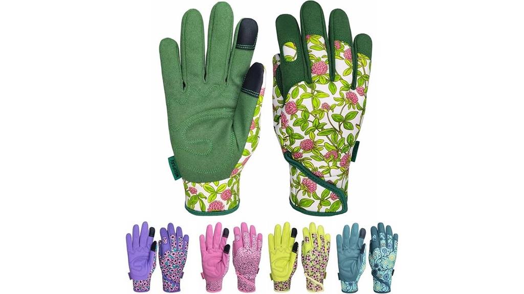 thorn resistant grip gardening gloves