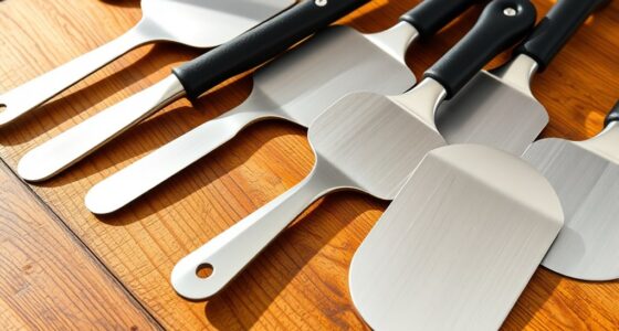 top double ended pizza peel sets
