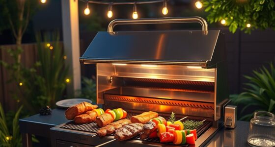 top double peel grill lights