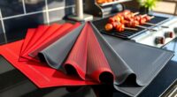 top double peel grill mats