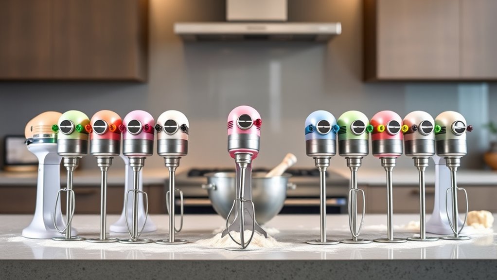 top double peel mixer sets