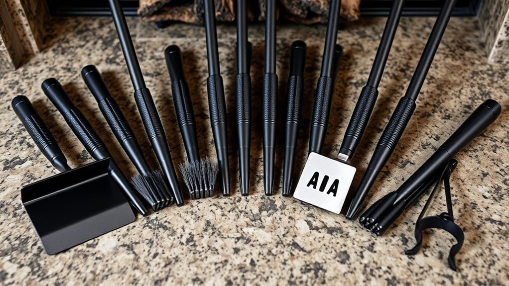 top folding ash cleaning tools