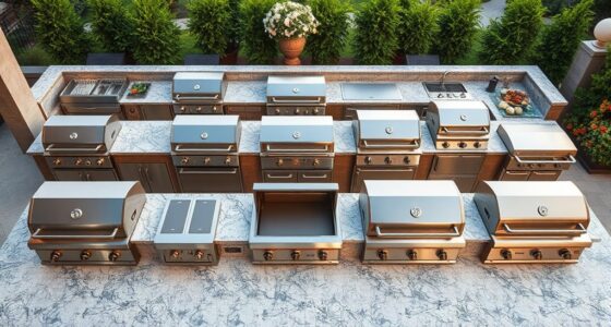 top grill island kit selections
