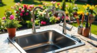 top outdoor gas sinks