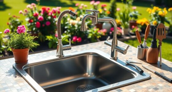 top outdoor gas sinks