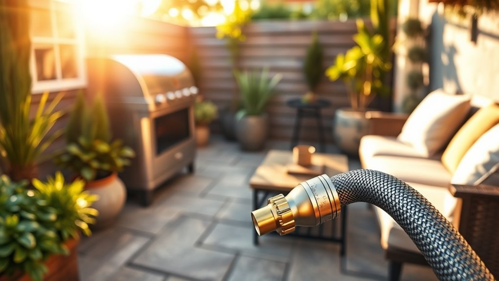 top small patio gas hoses