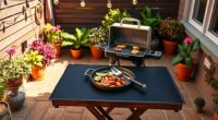 top small patio grill mats