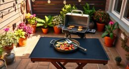 top small patio grill mats