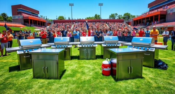 top tailgating grill islands