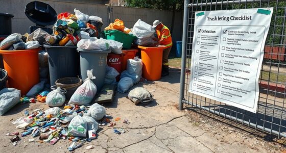 trash removal and cleanup process