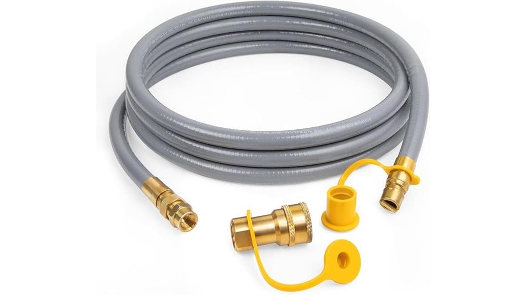 twelve feet natural gas hose