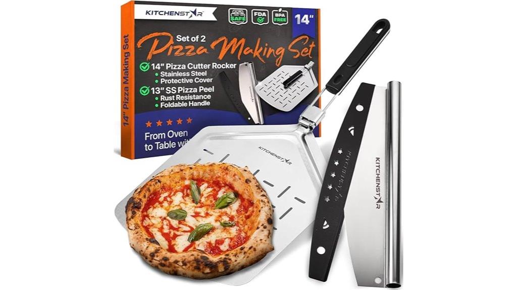 two pizza making kits
