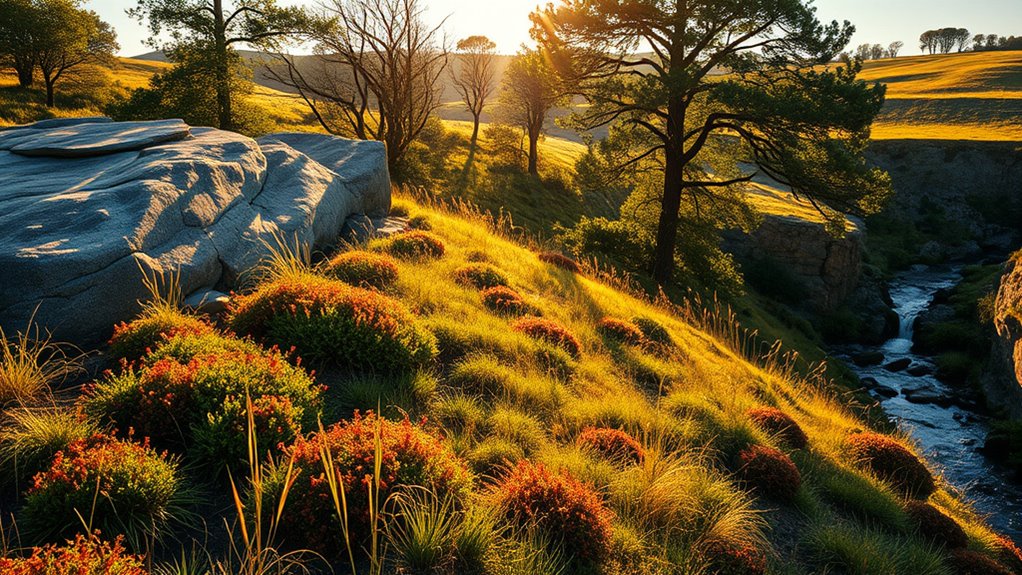 use natural landscape features