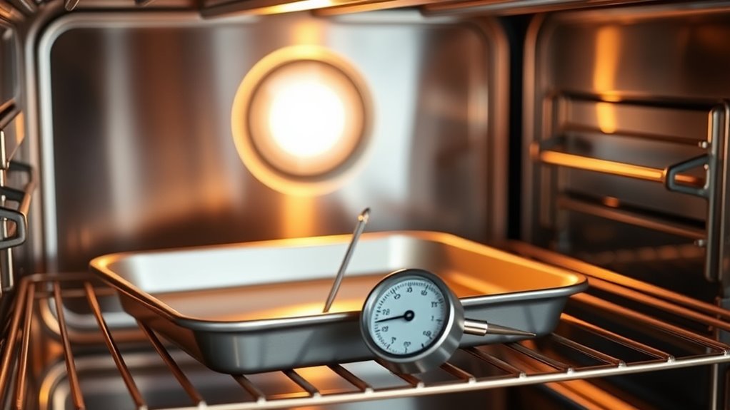 use oven thermometer regularly