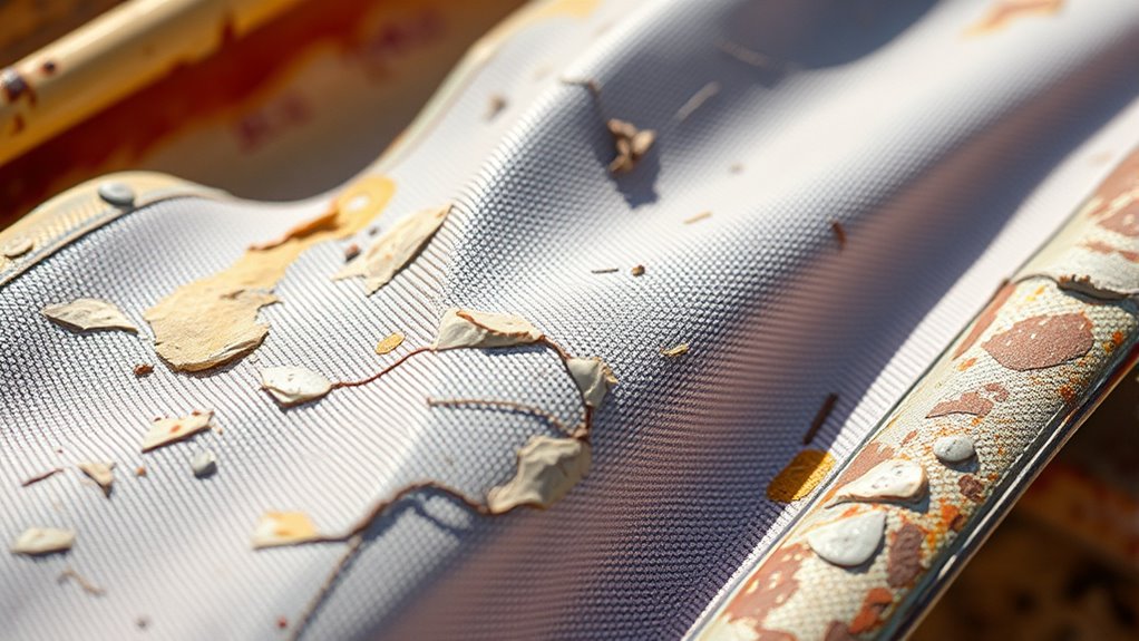 uv wavelength influences material degradation