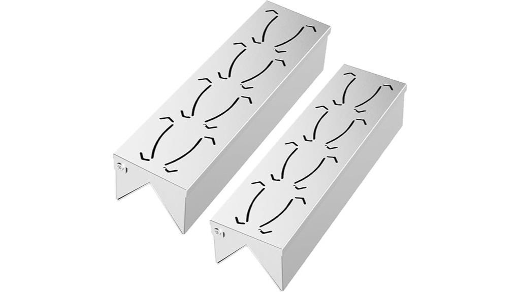v shaped gas smoker set