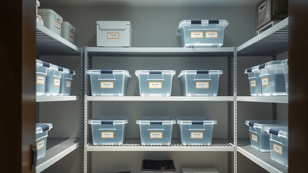 visible storage promotes safety