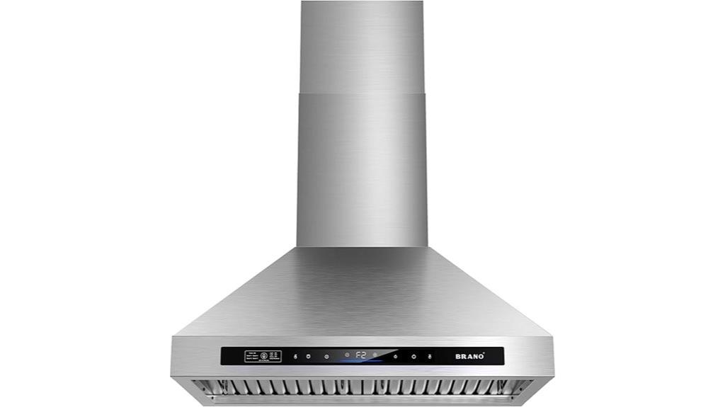 voice controlled stainless steel vent