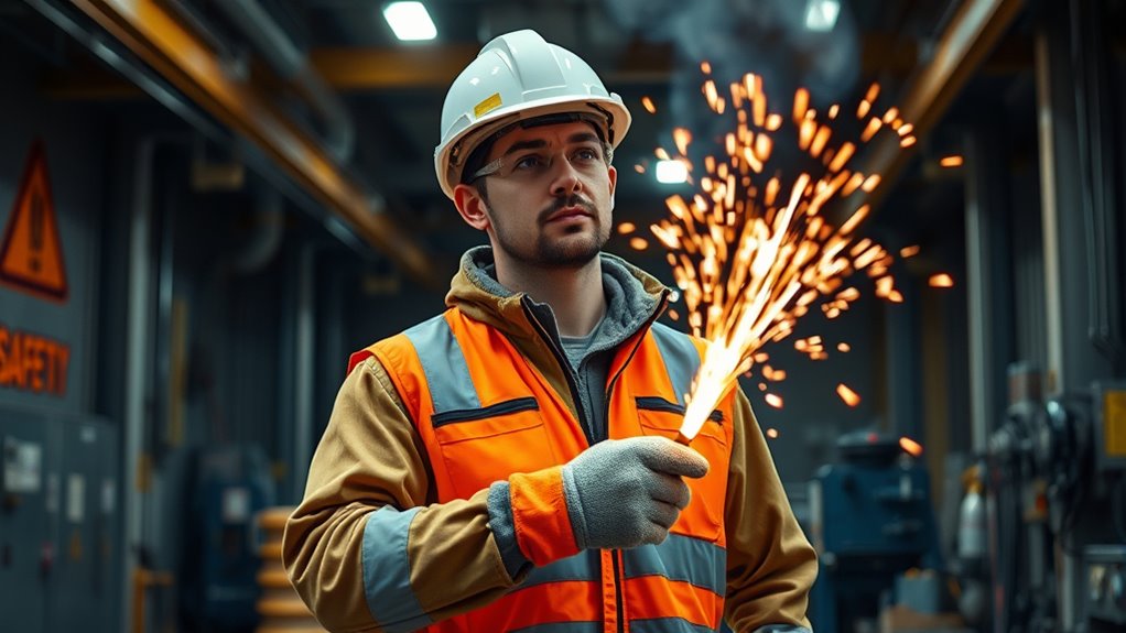 wear protective hot work gear