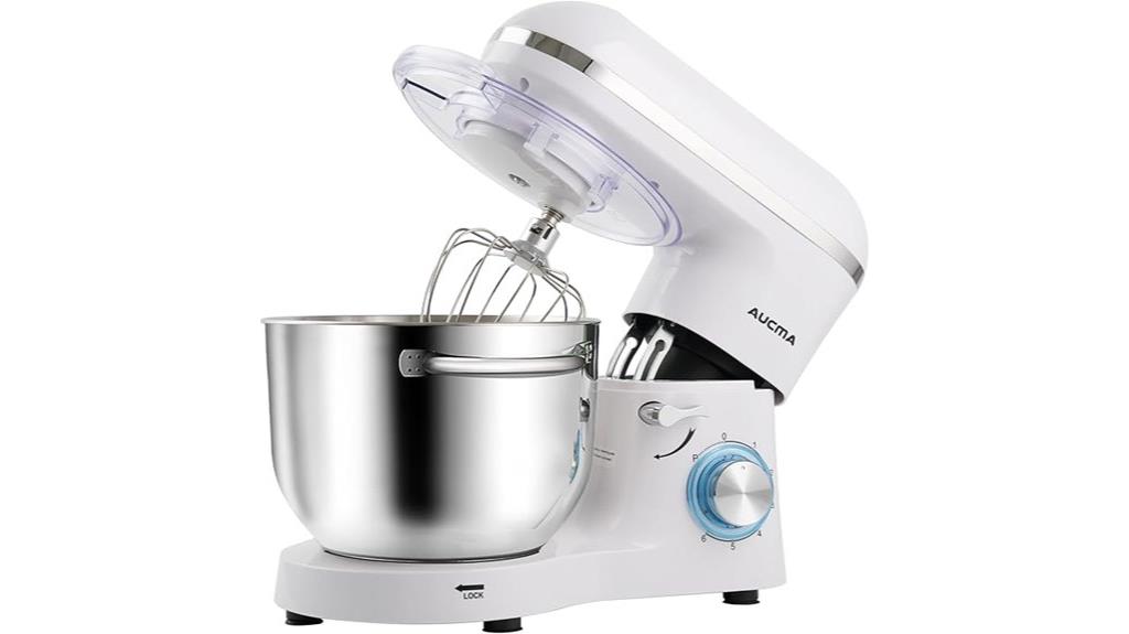 white 6 5 qt mixer