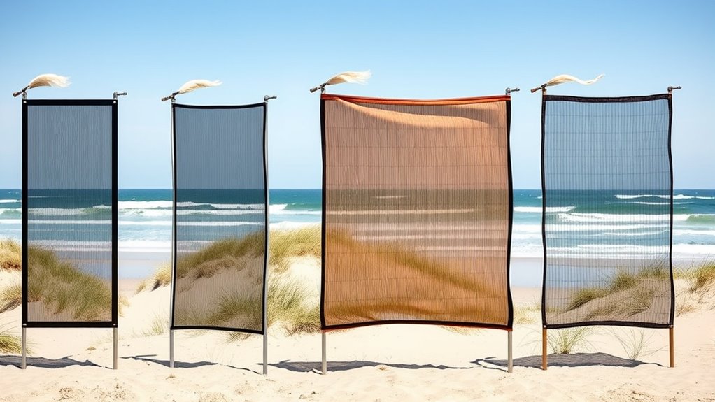wind screens performance varies significantly