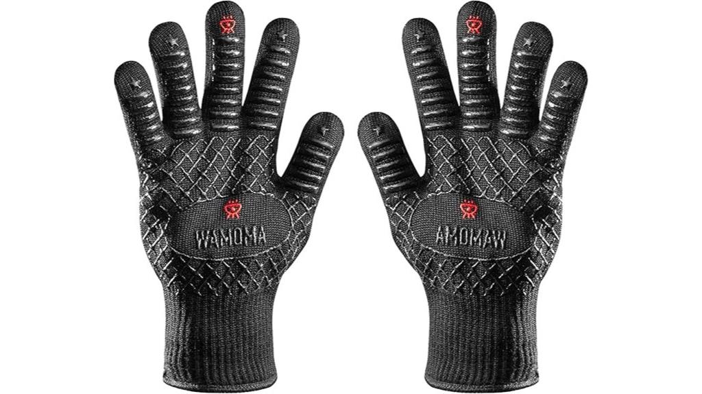 women s heat resistant grill gloves