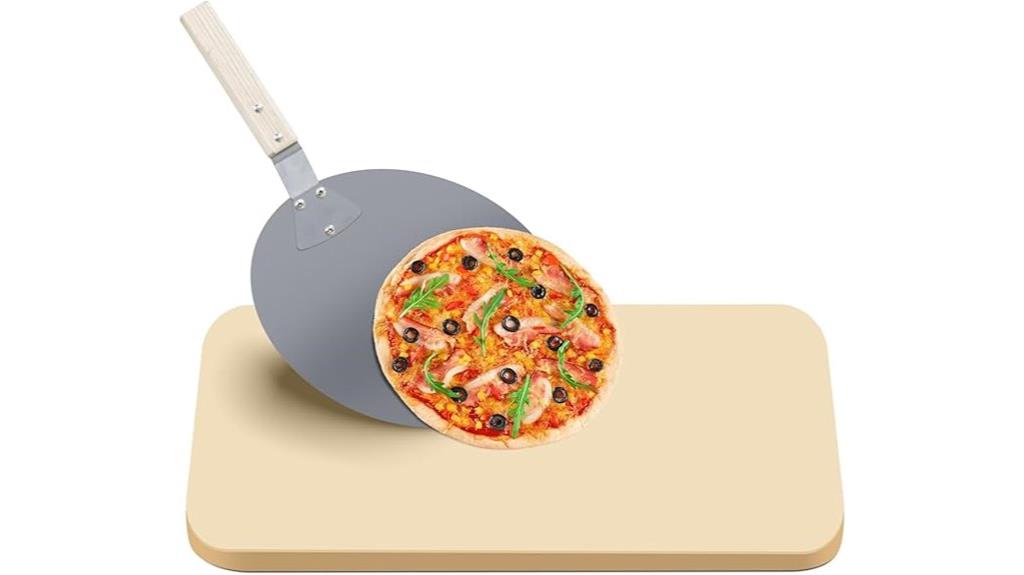 wood fired pizza stone set