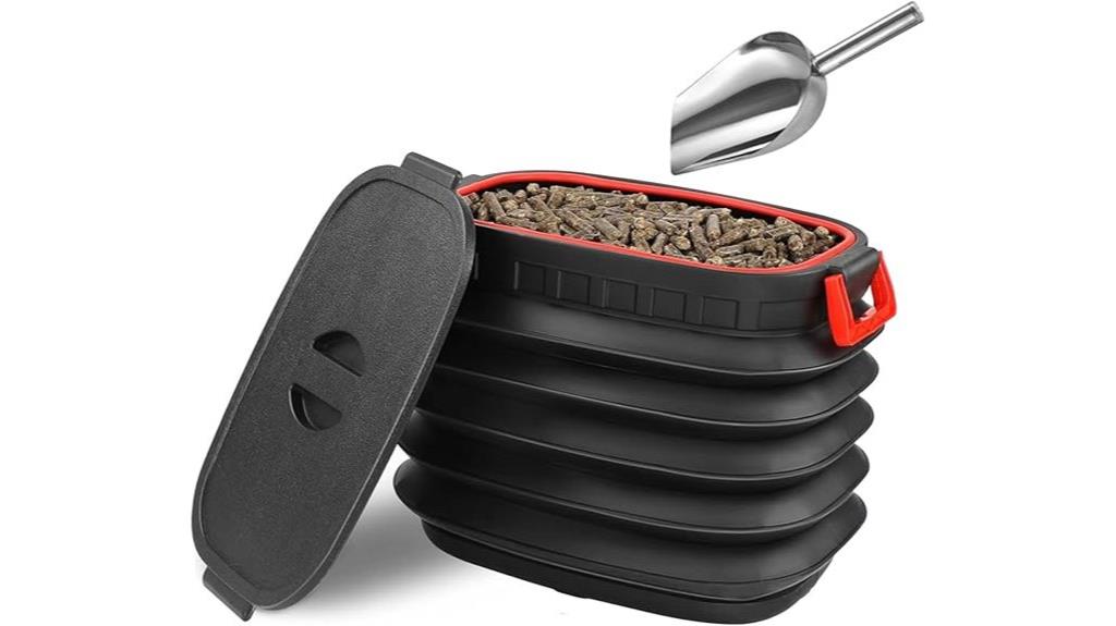 wood pellet storage containers