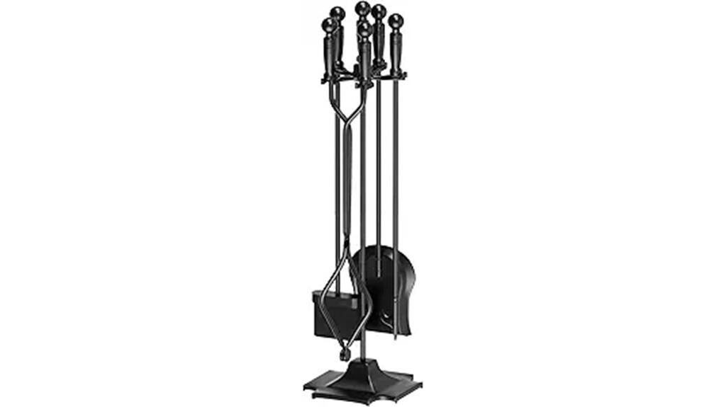 wrought iron fireplace tools