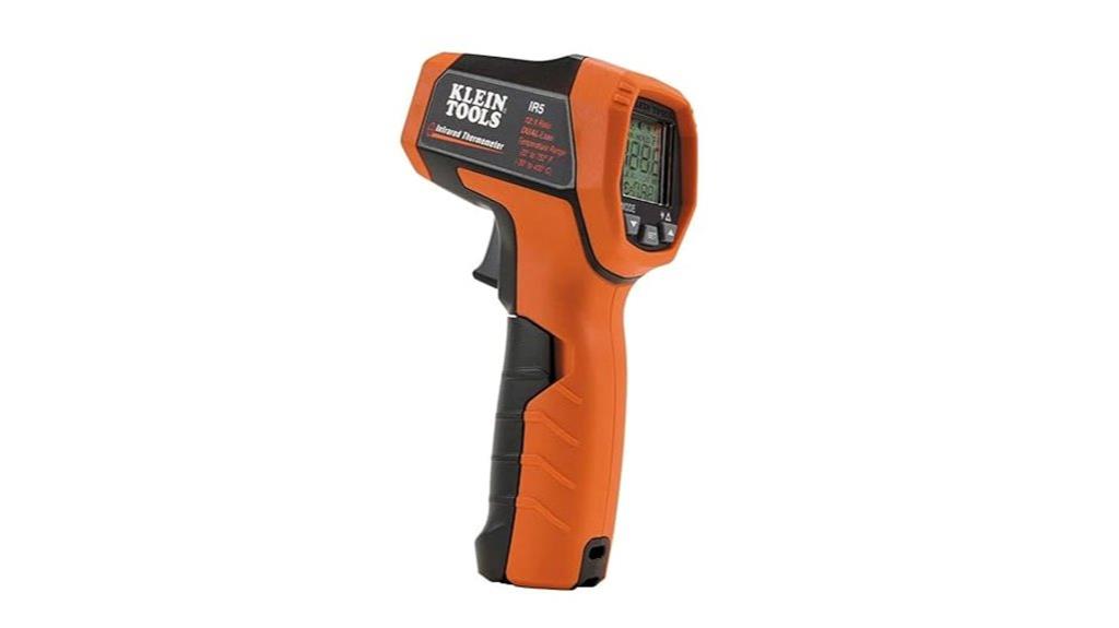 dual laser infrared thermometer
