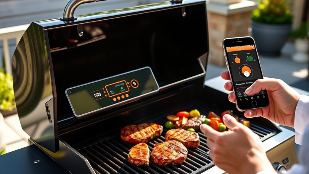 app controlled smart grilling